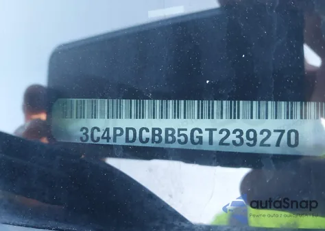 2016 Dodge Journey Sxt z USA, uszkodzony, nr VIN 3C4PDCBB5GT239270